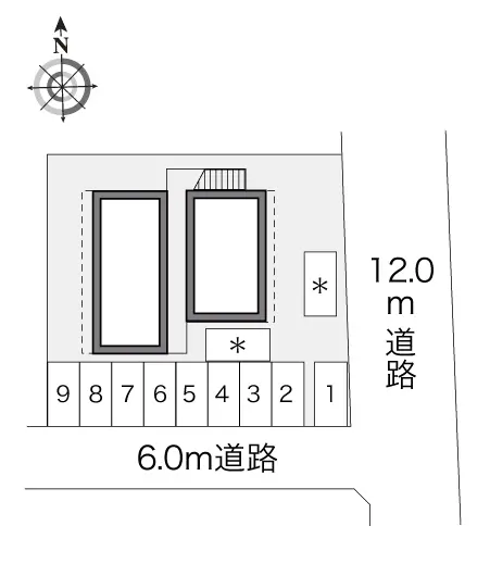 本庄市緑３丁目 月極駐車場